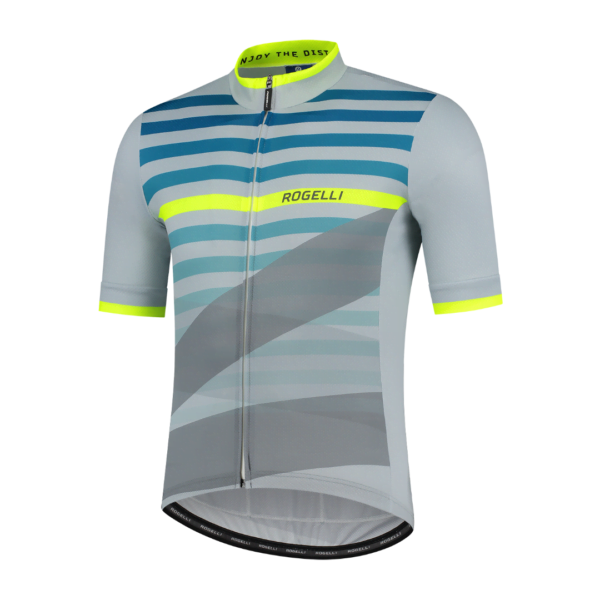 fietsshirt zomer rogelli kort geel